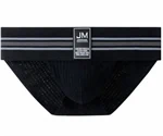 Jockmail תחתונים שחורים סקסיים לגבר האקטיבי המצויד M 2
